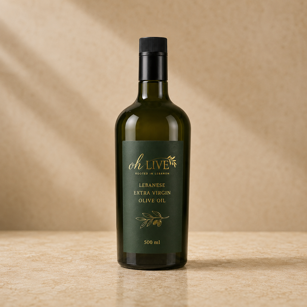 OHLIVE Lebanese Extra Virgin Olive Oil, 500 ml