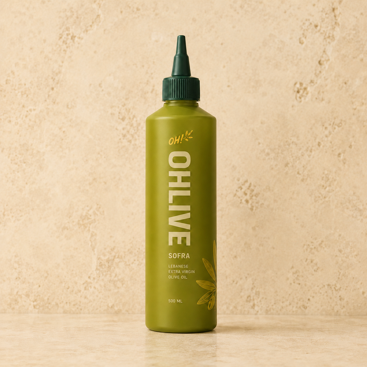 OHLIVE SOFRA, Lebanese Extra Virgin Olive Oil, 500 ml