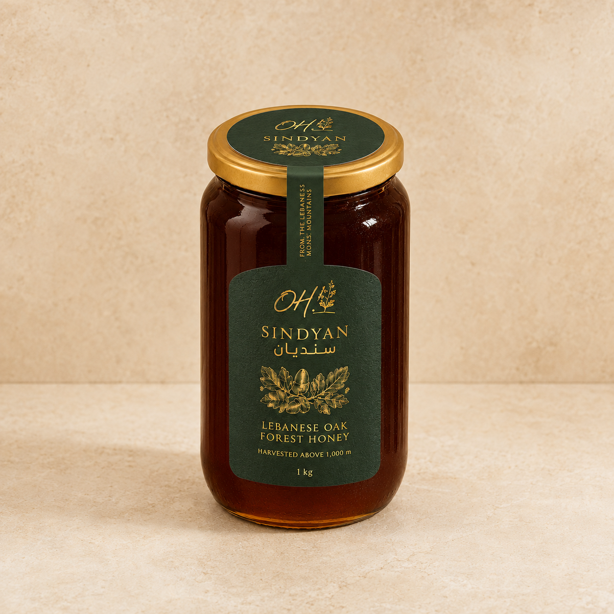 OHLIVE SINDYAN, Lebanese Oak Forest Honey, 1 kg